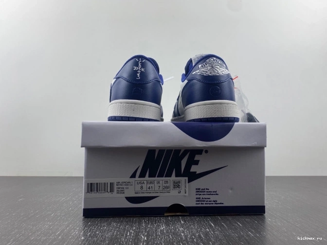 Cheap TRAVIS SCOTT AIR DM7890-101 OFF-WHITE 1 CUSTOM JORDAN X X 0708